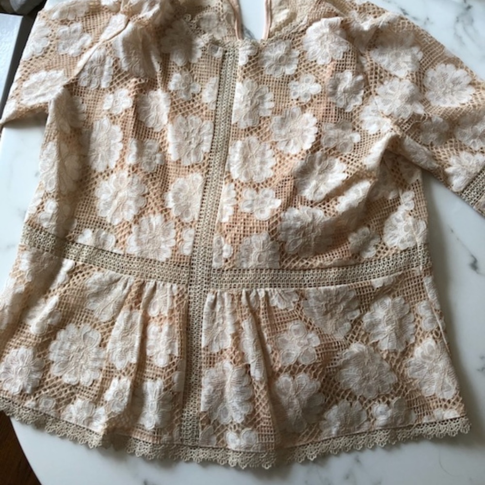 ANTHROPOLOGIE-HAZEL LACE TOP